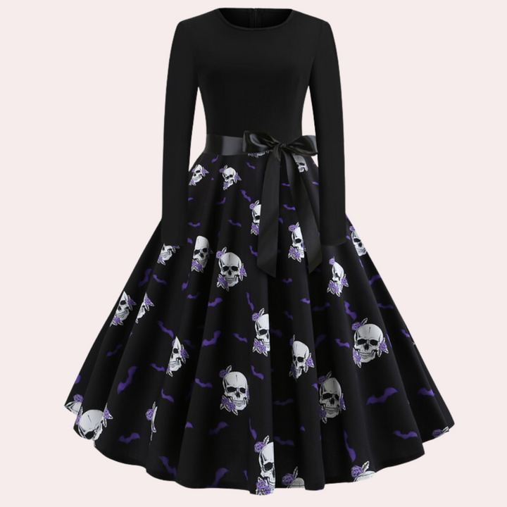 Armina - Halloween-Kürbis-Kleid für Damen