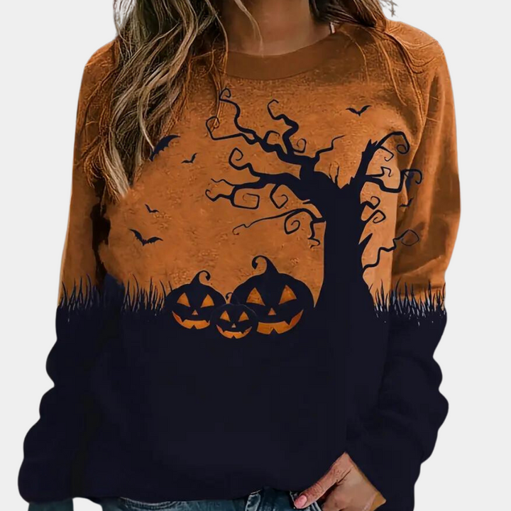 Elza - Trendiges Halloween-Sweatshirt für Damen