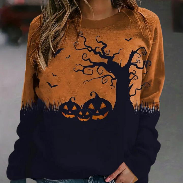 Elza - Trendiges Halloween-Sweatshirt für Damen