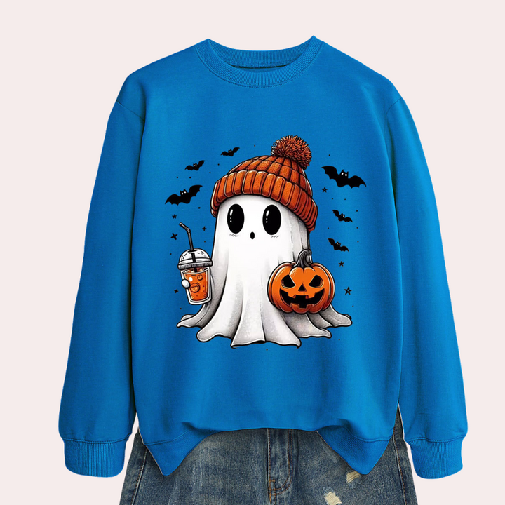 Cintia - Bequemes Damen-Sweatshirt mit Halloween