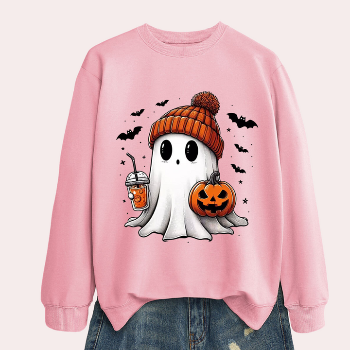 Cintia - Bequemes Damen-Sweatshirt mit Halloween