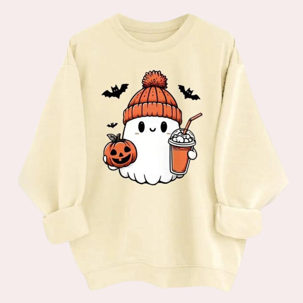 Dominika - Modisches Halloween-Sweatshirt für Damen