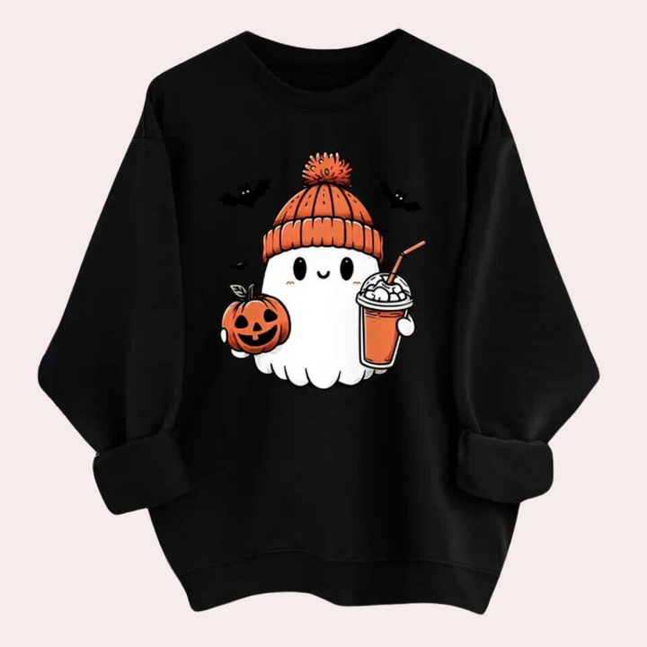 Dominika - Modisches Halloween-Sweatshirt für Damen