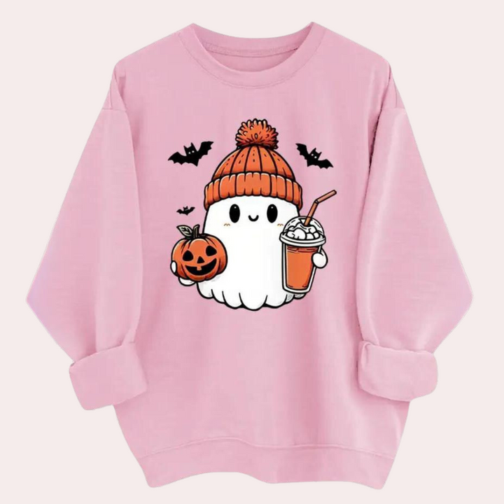 Dominika - Modisches Halloween-Sweatshirt für Damen