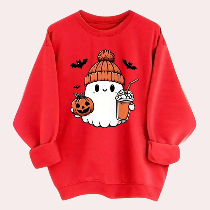 Dominika - Modisches Halloween-Sweatshirt für Damen