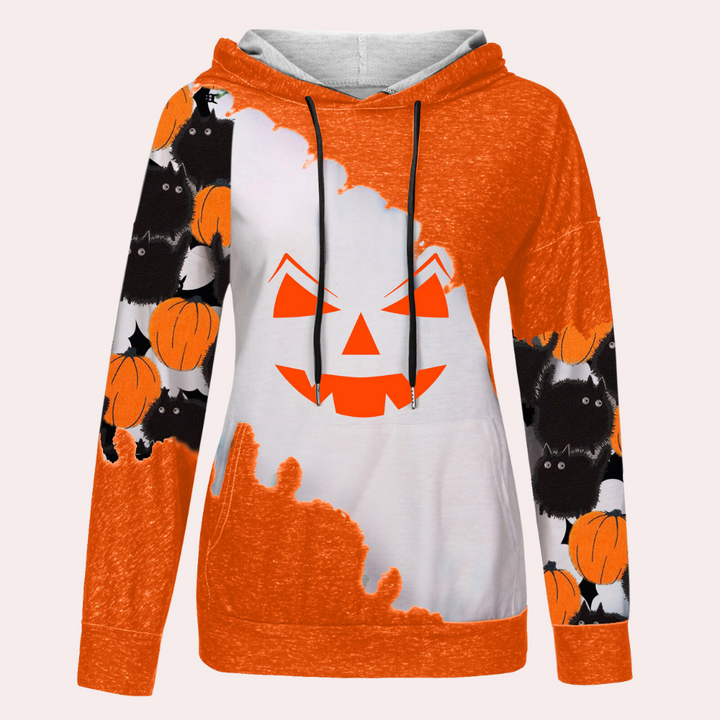 Elizabet - Stilvolles Halloween-Sweatshirt für Damen