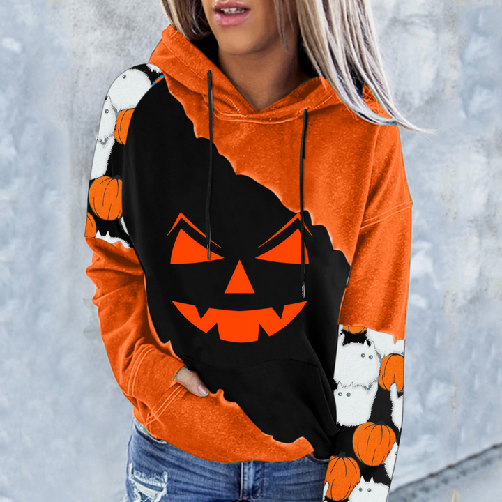 Elizabet - Stilvolles Halloween-Sweatshirt für Damen