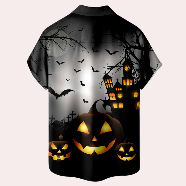 Matyi - Lässiges Herren-Halloween-Shirt mit Druck