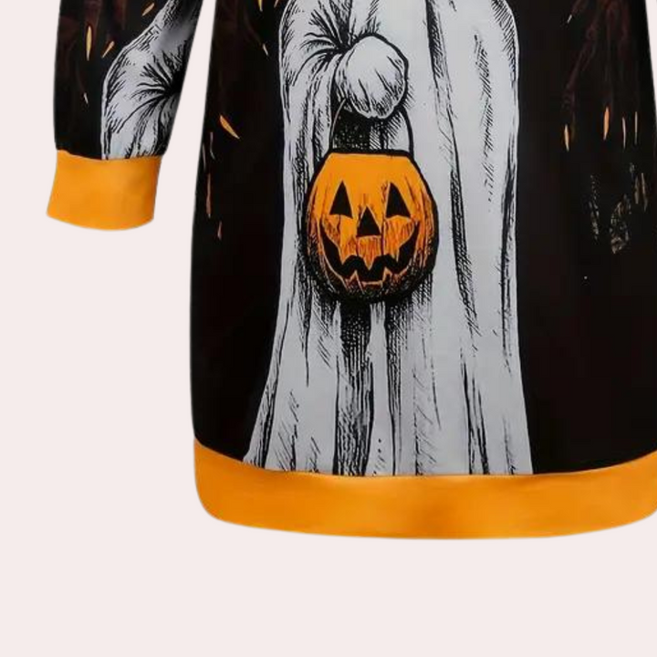 Cili - Damen-Halloween-Kapuzenkleid in Übergröße