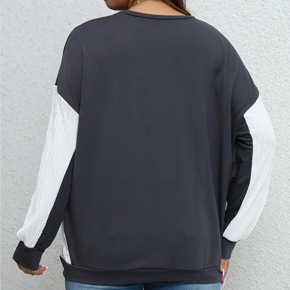 Deni - Einfaches und bequemes Sweatshirt für Damen