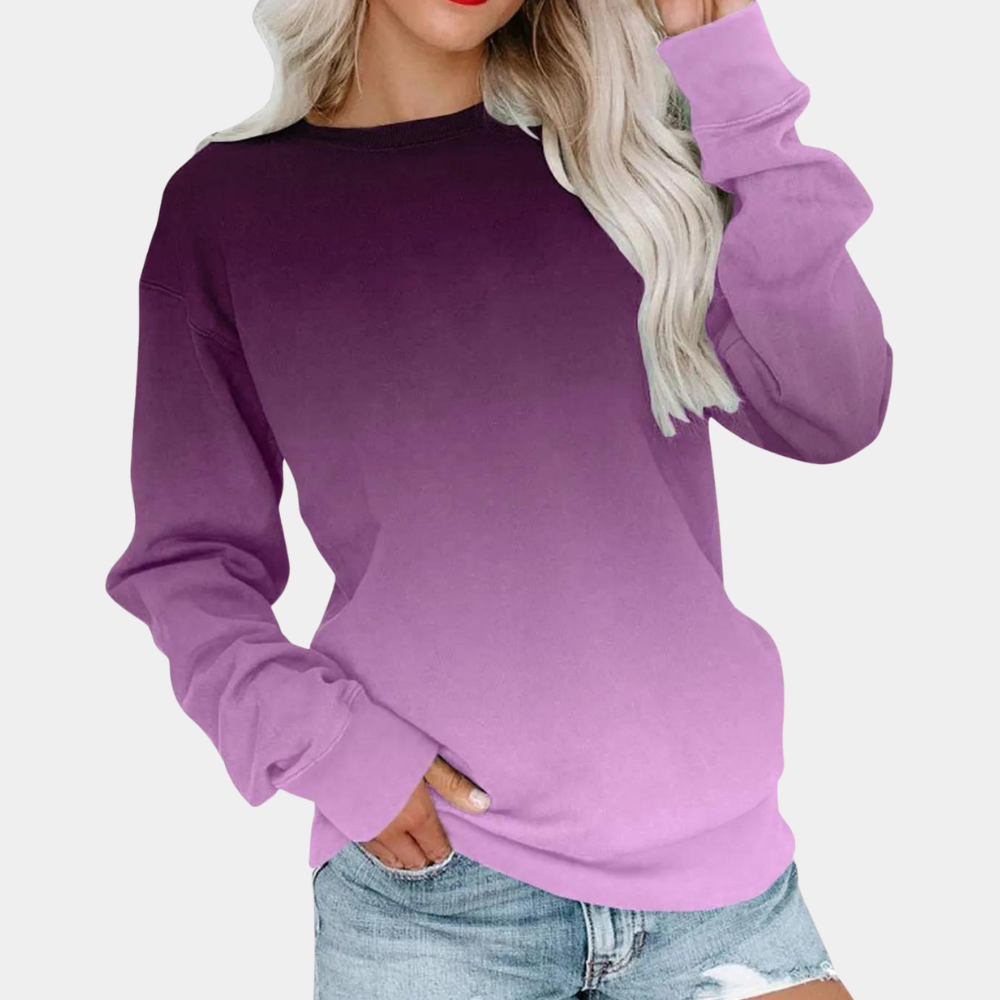 Ivet - Stylisches Farbverlaufs-Sweatshirt für Damen