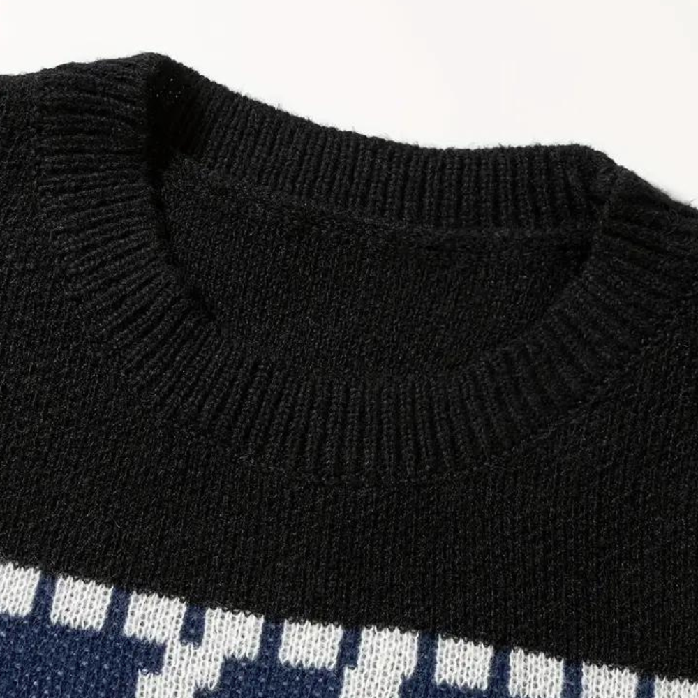 Szigfrid - Moderner Strickpullover für Herren