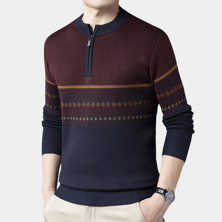 Valentyn - Moderner Strickpullover für Herren