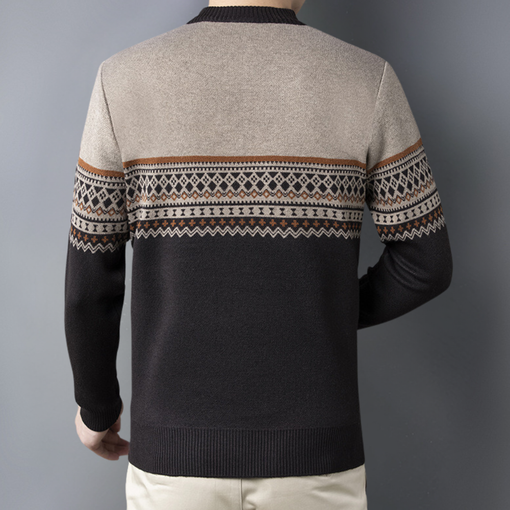 Valentyn - Moderner Strickpullover für Herren