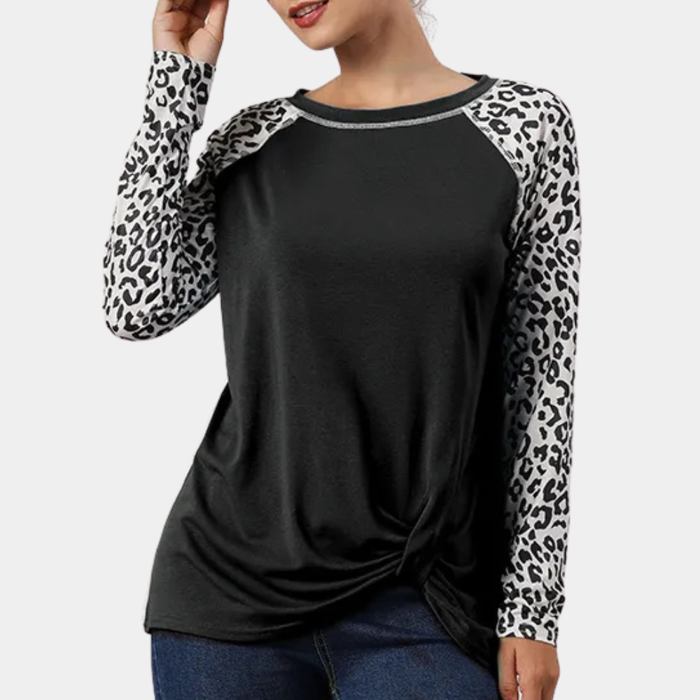 RAYLA - Langarmshirt Mit Leopardenmuster Für Damen