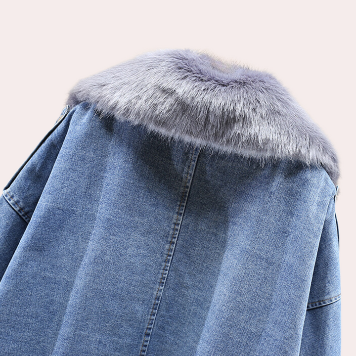 DELILAH - Modische Jeans-Winterjacke Für Damen