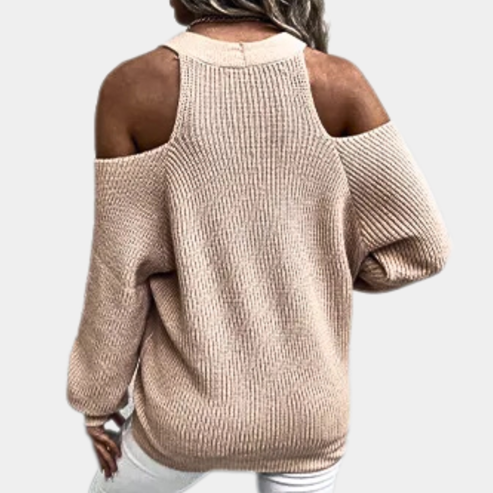 ESTELLA - Modischer Pullover Mit Offenem Schulterdesign Für Damen