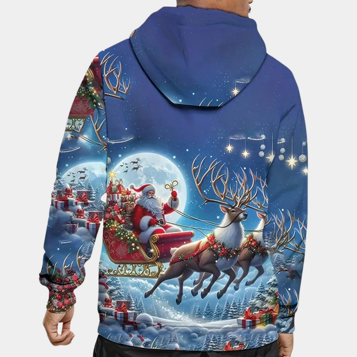 NIKLAUS - Stilvoll Weihnachts-Hoodie Für Herren