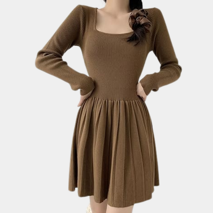 LYLIA - Elegantes Strickkleid Für Damen