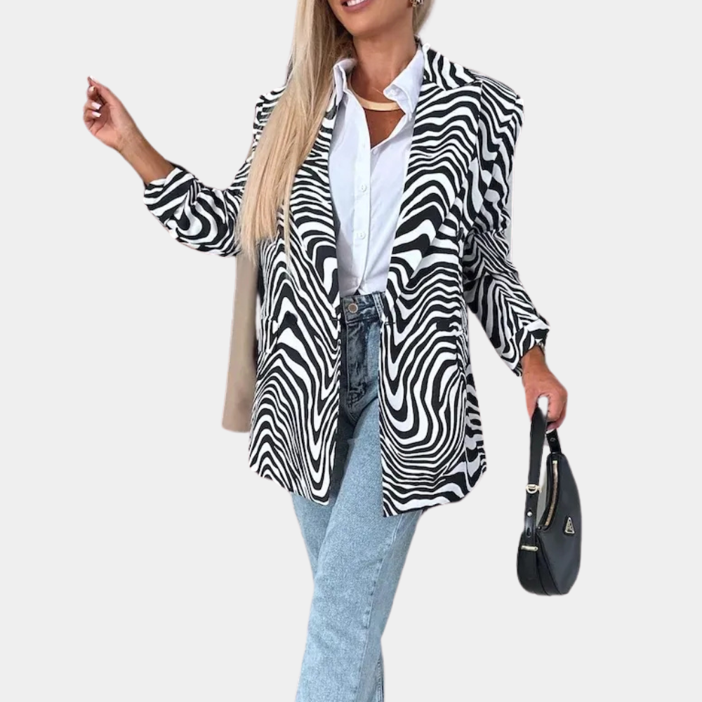 BERYL - Eleganter Bedruckter Blazer Für Damen