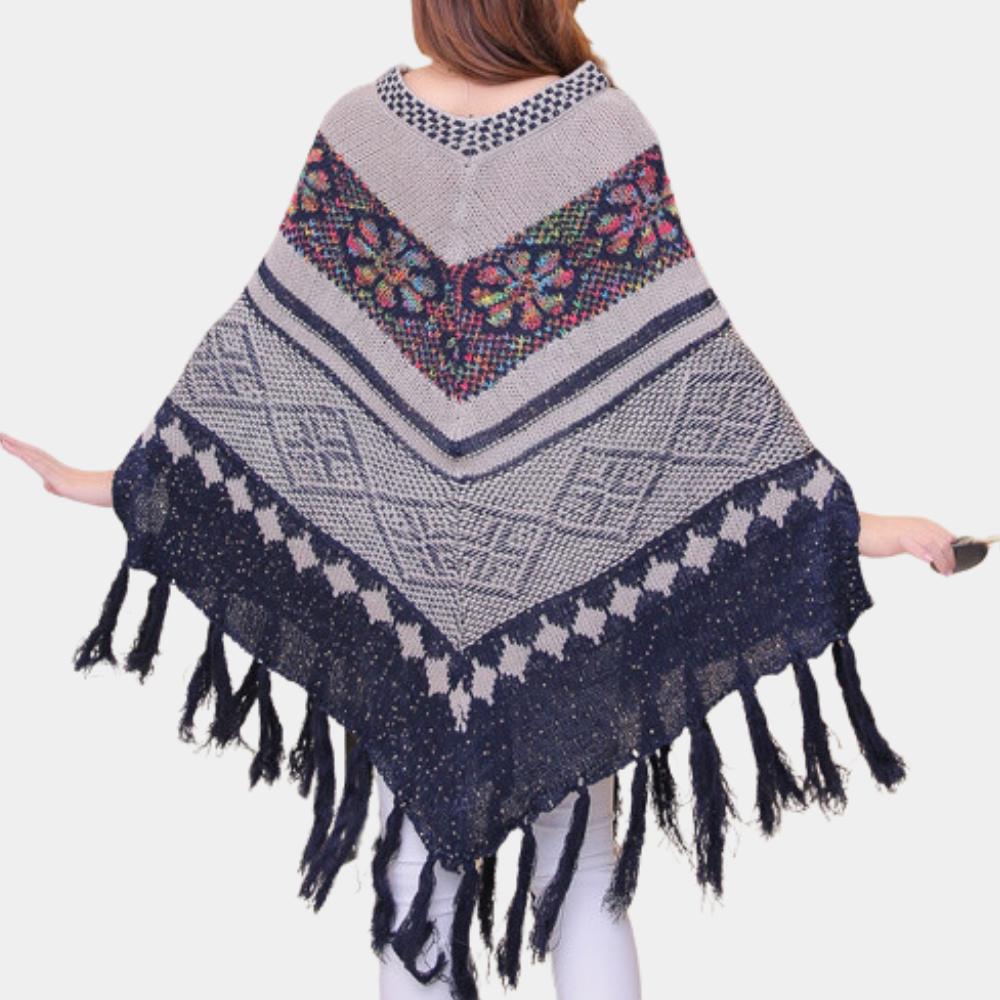 LANICA - Eleganter Damen-Poncho Für Kalte Tage