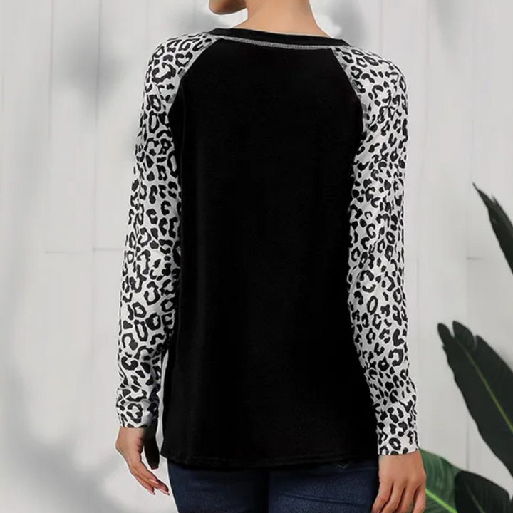 RAYLA - Langarmshirt Mit Leopardenmuster Für Damen