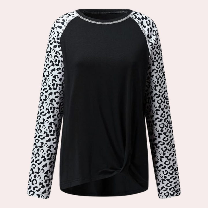 RAYLA - Langarmshirt Mit Leopardenmuster Für Damen