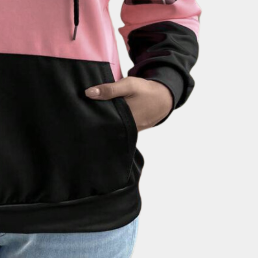 SEREIA - Stylischer Farbblock-Hoodie für Damen