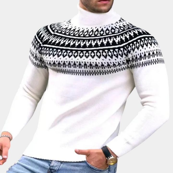 MAURICIO - Lässiger Rollkragenpullover für Herren