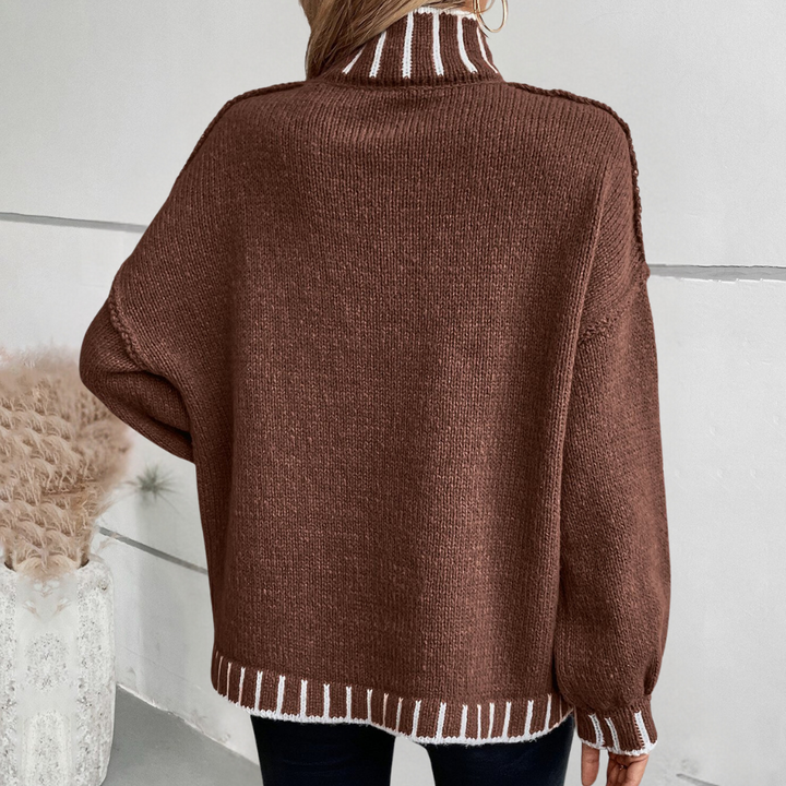 LUA - Eleganter Rollkragenpullover für Damen