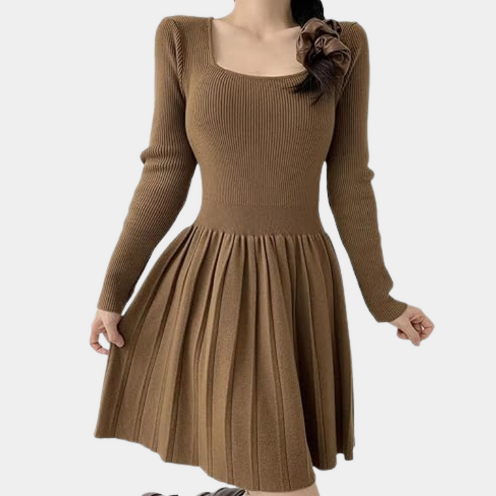 LYLIA - Elegantes Strickkleid Für Damen