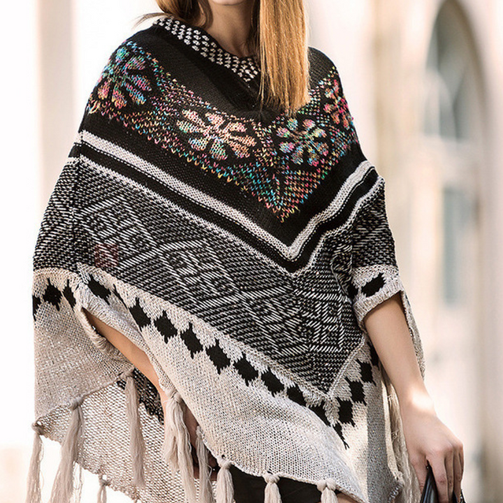 LANICA - Eleganter Damen-Poncho Für Kalte Tage