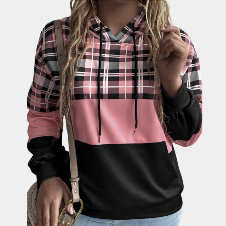 SEREIA - Stylischer Farbblock-Hoodie für Damen