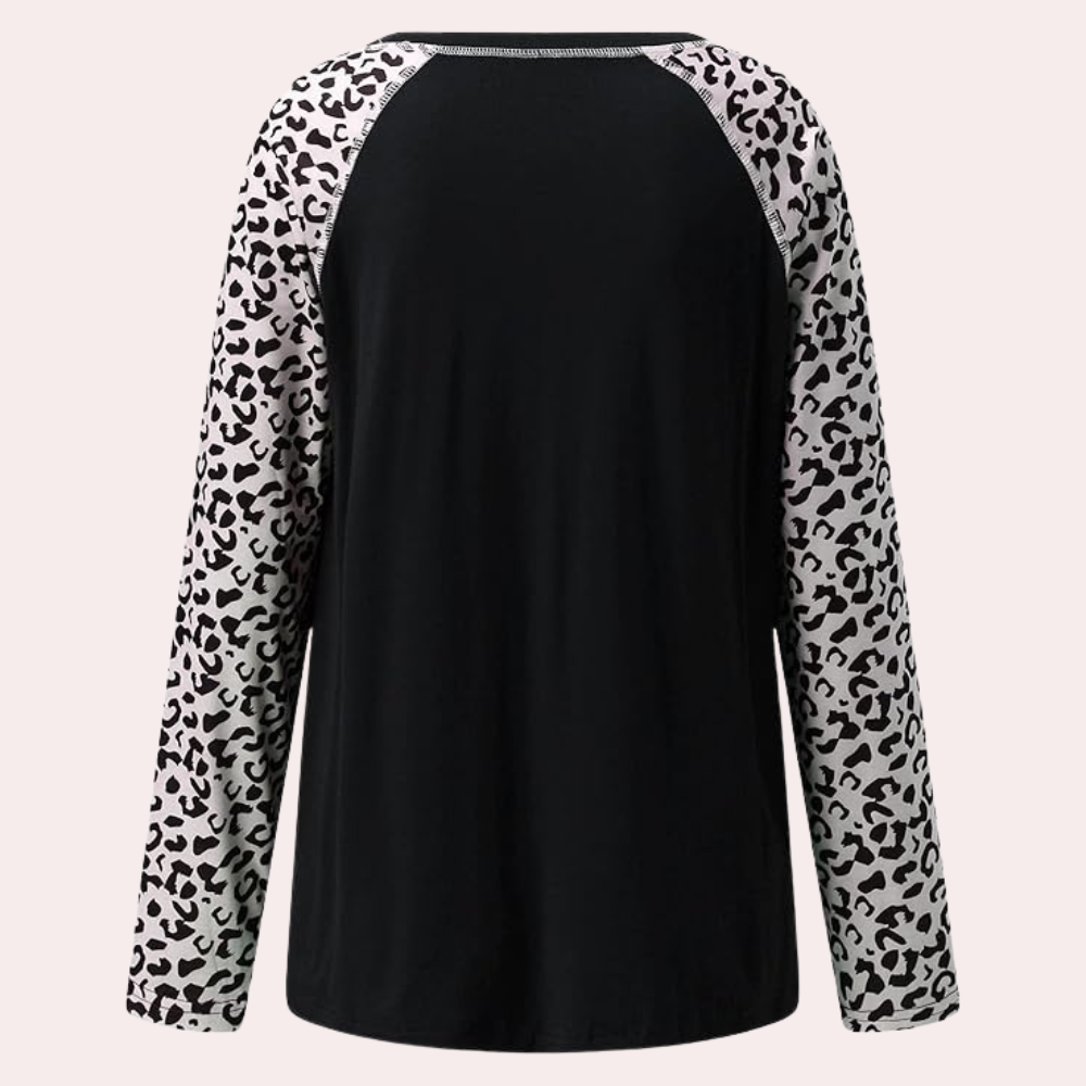 RAYLA - Langarmshirt Mit Leopardenmuster Für Damen