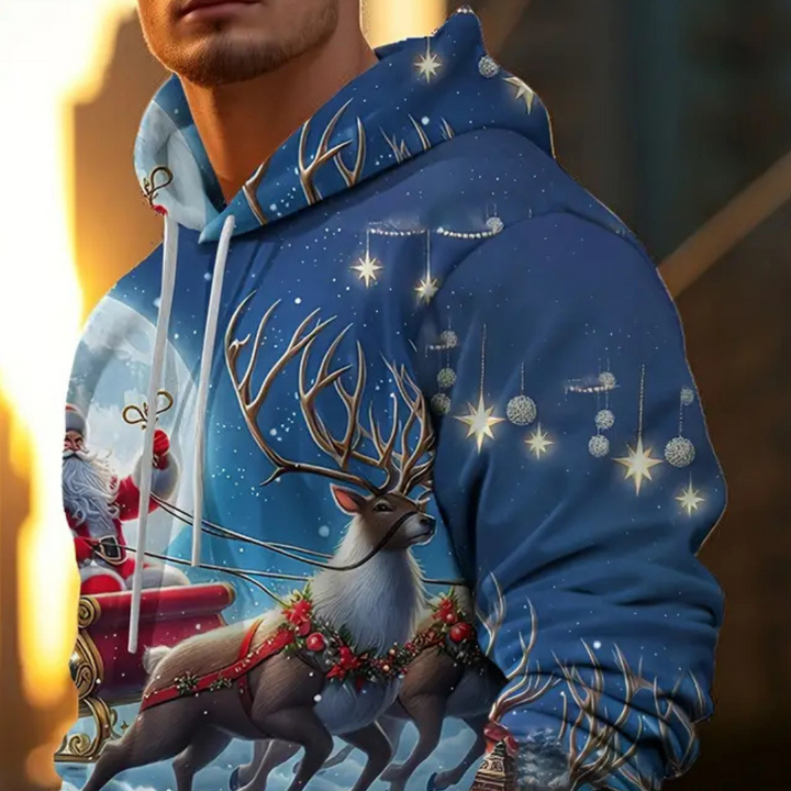 NIKLAUS - Stilvoll Weihnachts-Hoodie Für Herren