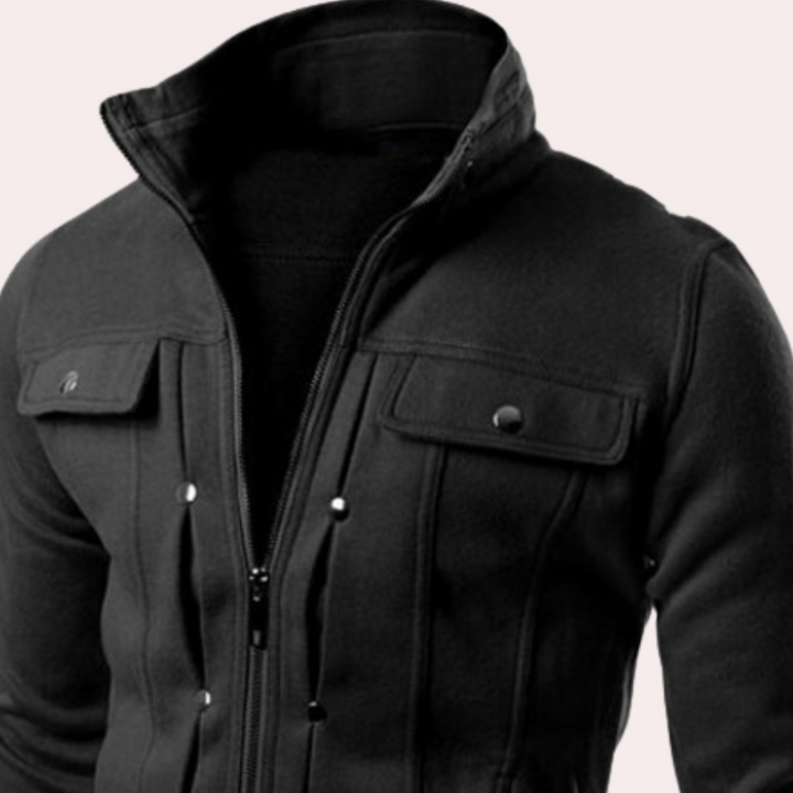 RENE - Eleganter Zip-Cardigan Für Herren