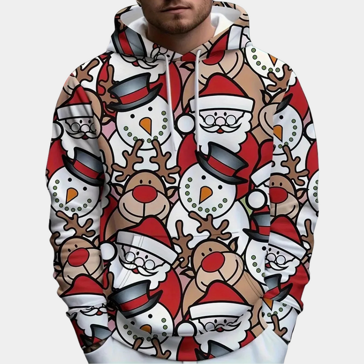 THEODORE - Zeitgemäßer Weihnachts-Hoodie Für Herren