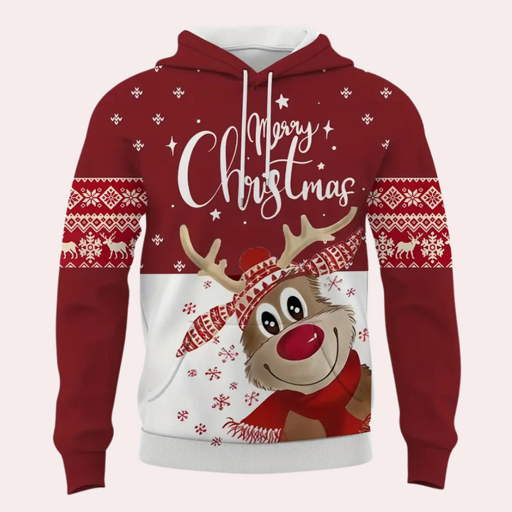 ADRIANNE - Modisch Weihnachts-Hoodie Für Herren