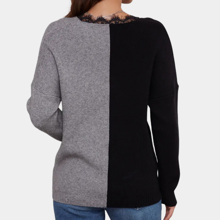 AURORA - Eleganter Überkreuz-Pullover Für Damen