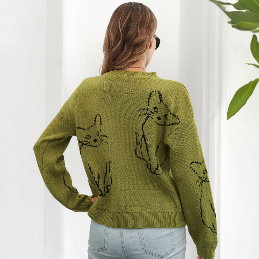 AYDA - Lässiger Pullover für Damenmode