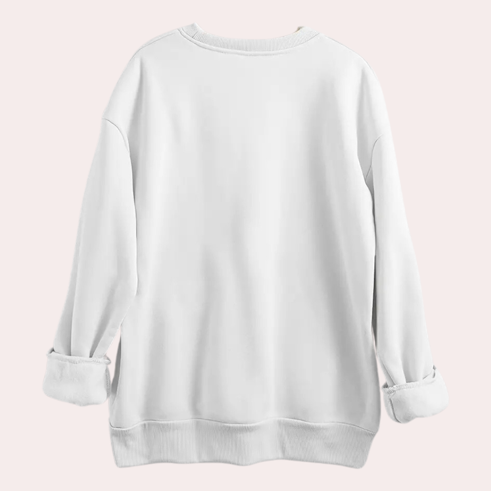 ROSELY - Damen Pullover Mit Katzenmotiv