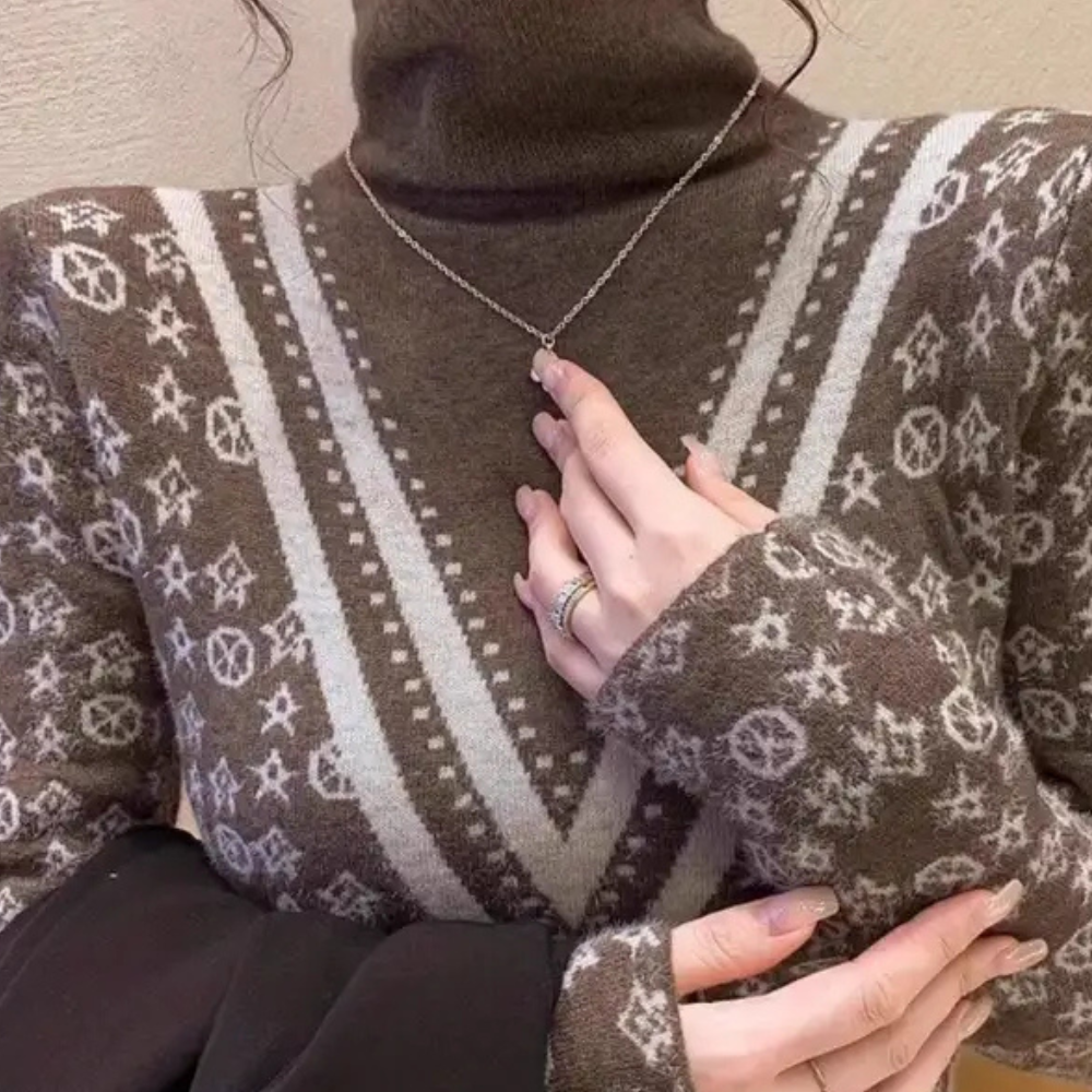 ELANY - Gestrickter Winterpulli Für Damen