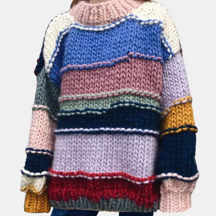 TEIA - Lebendiger Strickpullover Für Frauen