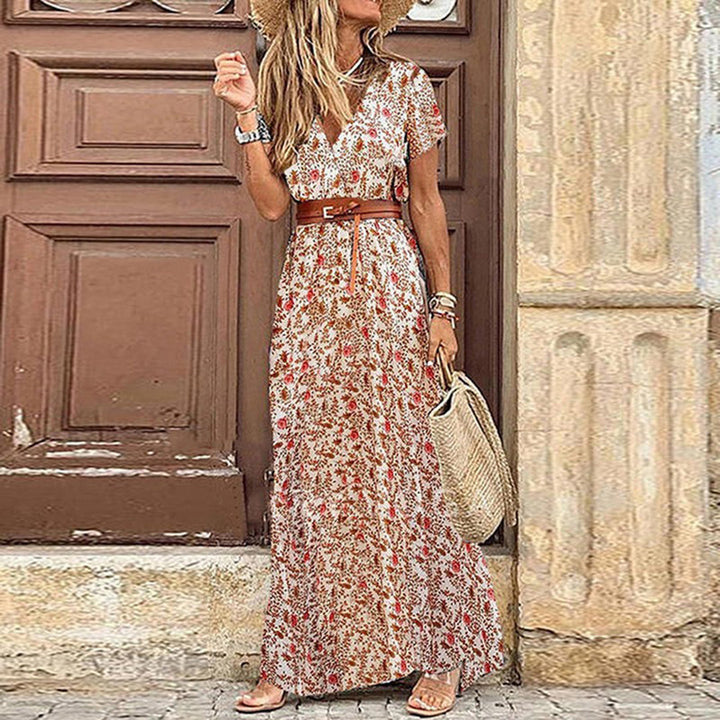 Stilvolles und elegantes boho-kleid